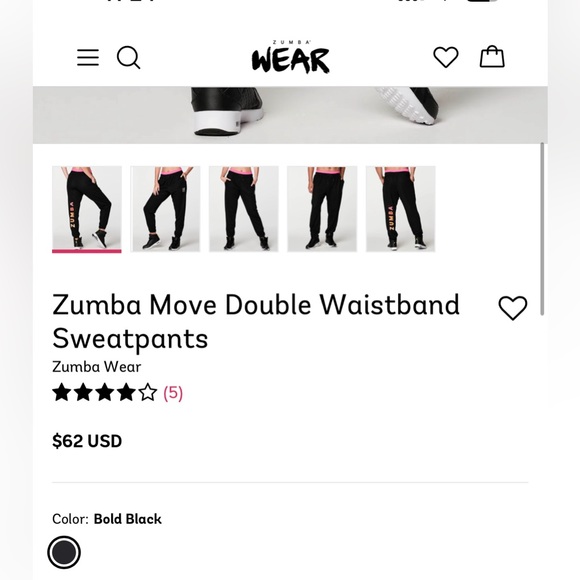 Zumba Move Sweatpants - Picture 4 of 6
